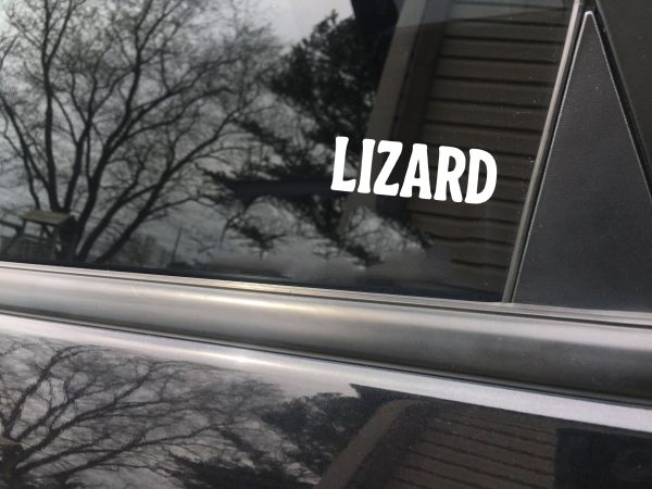 Quirky Lizard Meme Car Decal – Durable Vinyl Sticker for a Unique Vehicle Personality - Image 8