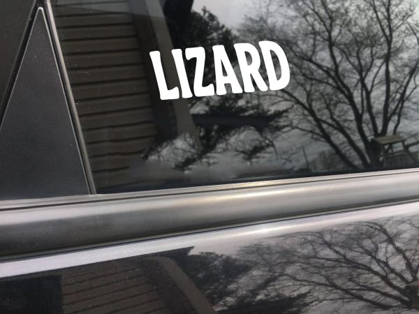 Quirky Lizard Meme Car Decal – Durable Vinyl Sticker for a Unique Vehicle Personality - Image 7