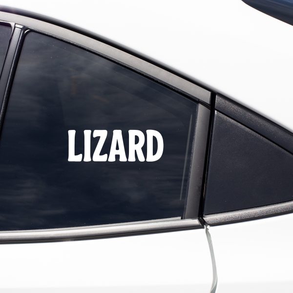 Quirky Lizard Meme Car Decal – Durable Vinyl Sticker for a Unique Vehicle Personality - Image 6