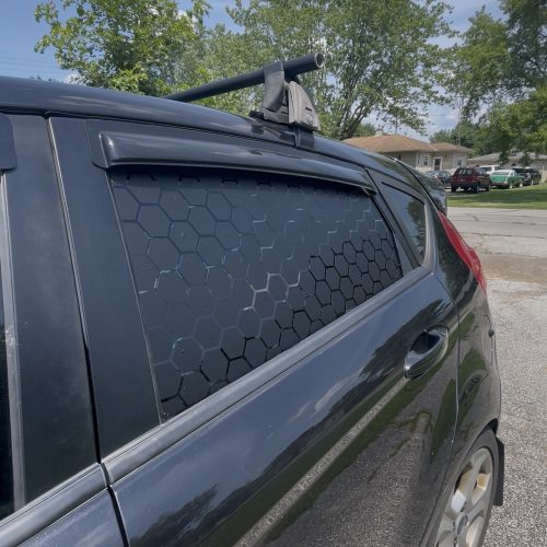 Hexagon Window Car Decal | Durable Vinyl Sticker for Cars, Windows & Vehicles