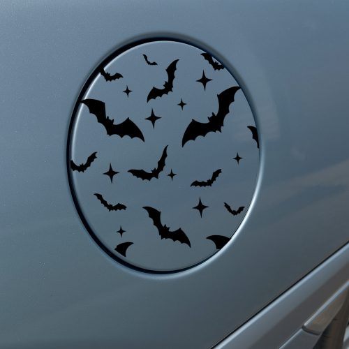 Bats Gas Cap Decal - Vinyl Bats Car Stickers for Unique Vehicle Customization
