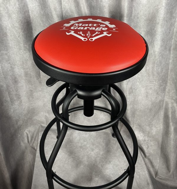 Custom Mechanic stool, Car Guy, Father’s Day, Custom Garage Gift, Mechanic Seat, Mechanic Tool, Car Guy Gift - Image 2