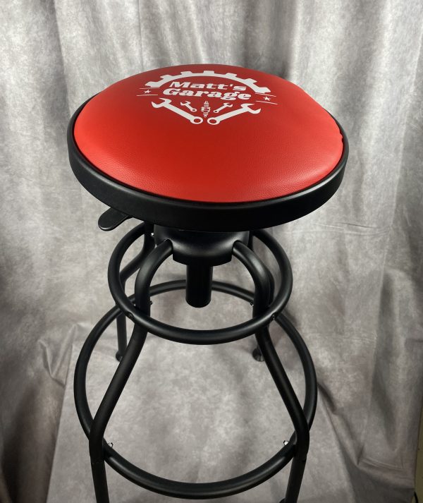 Custom Mechanic stool, Car Guy, Father’s Day, Custom Garage Gift, Mechanic Seat, Mechanic Tool, Car Guy Gift - Image 4