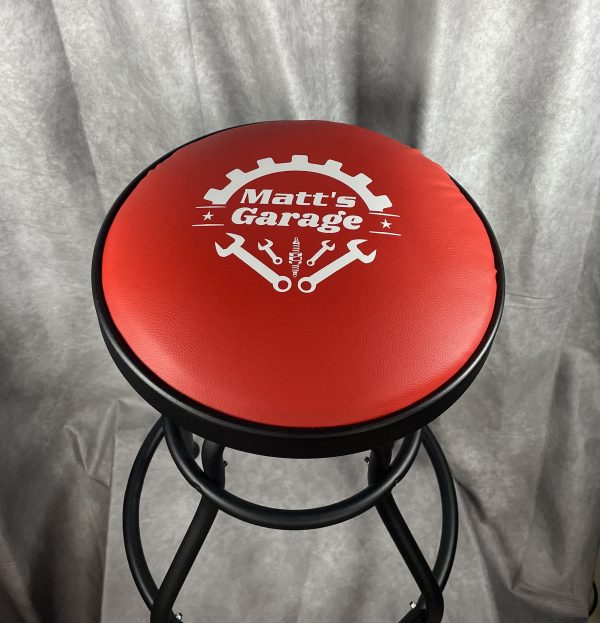 Custom Mechanic stool, Car Guy, Father’s Day, Custom Garage Gift, Mechanic Seat, Mechanic Tool, Car Guy Gift