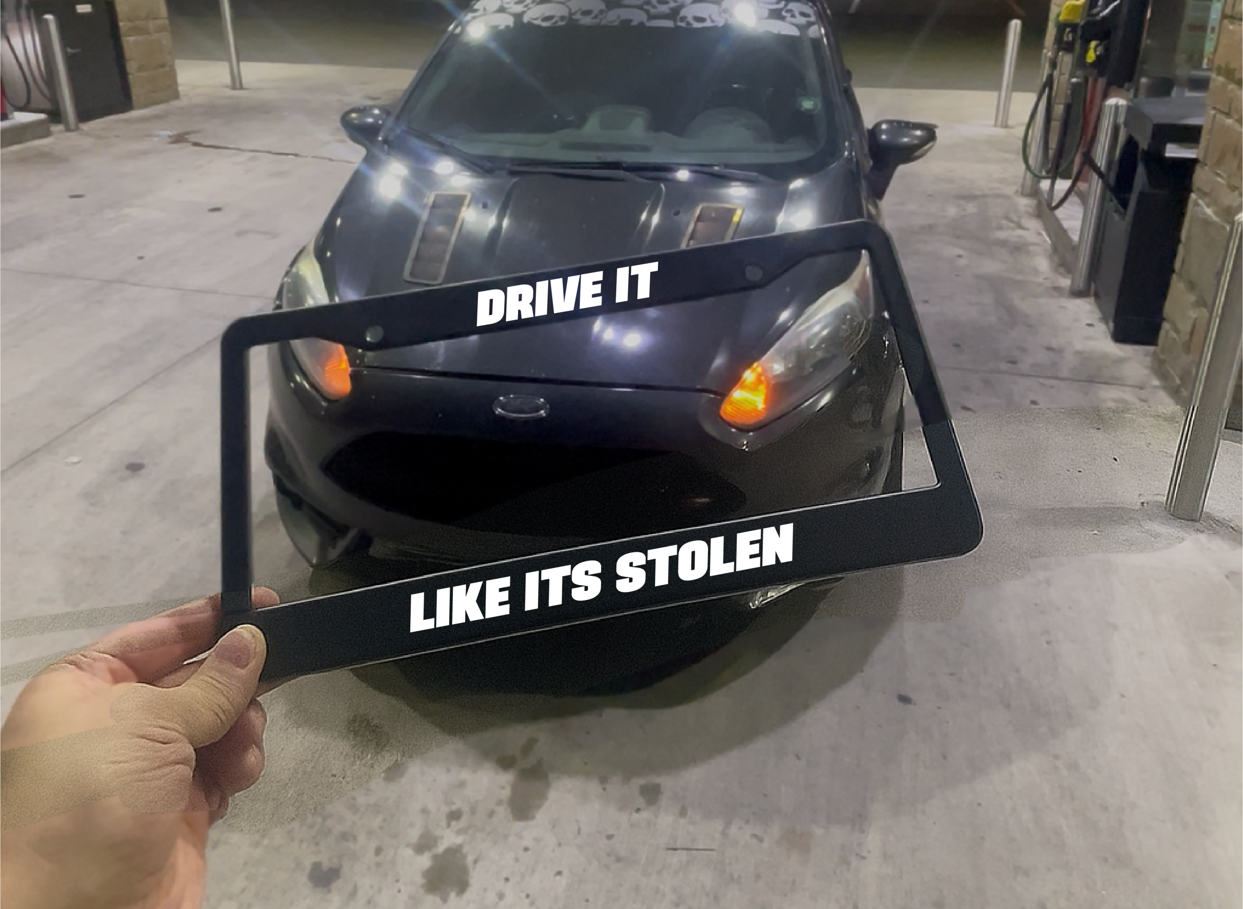 Drive It Like It's Stolen License Plate Frame