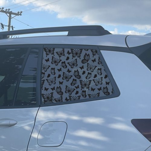 Butterfly Full Window Car Decal — Full Window Sticker, UV-Resistant, Car Decor, Car Sticker