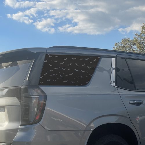 Bat and Star Full Coverage Window Decal for Halloween Decor