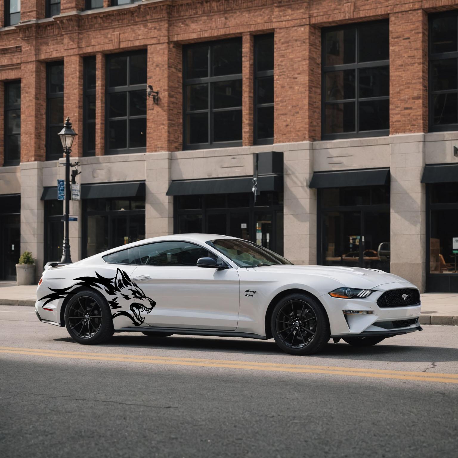 Coyote Stang Decal, Huge Car Decal, JDM, Cool Car Decal, Funny Decal, Artistic - Image 3