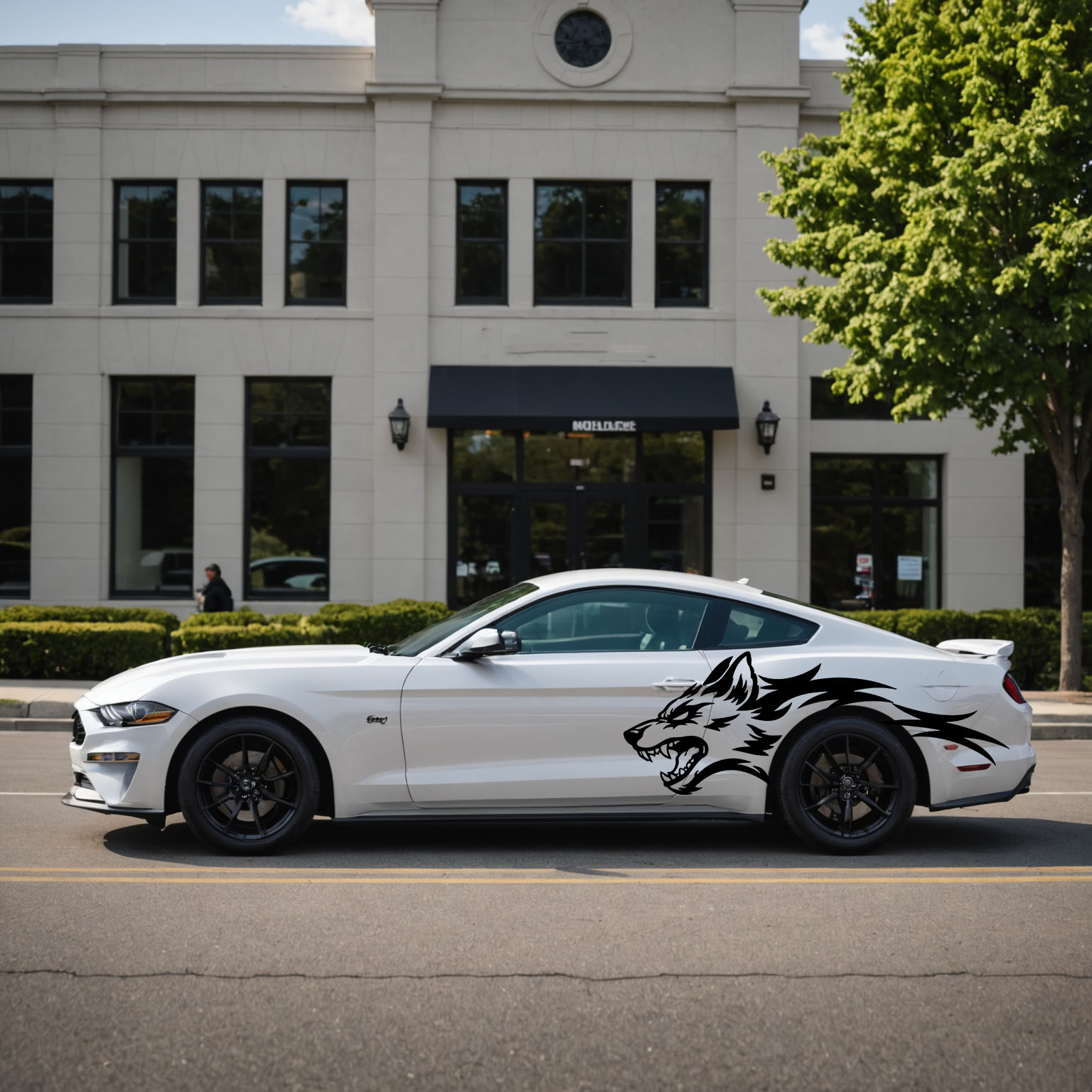 Coyote Stang Decal, Huge Car Decal, JDM, Cool Car Decal, Funny Decal, Artistic