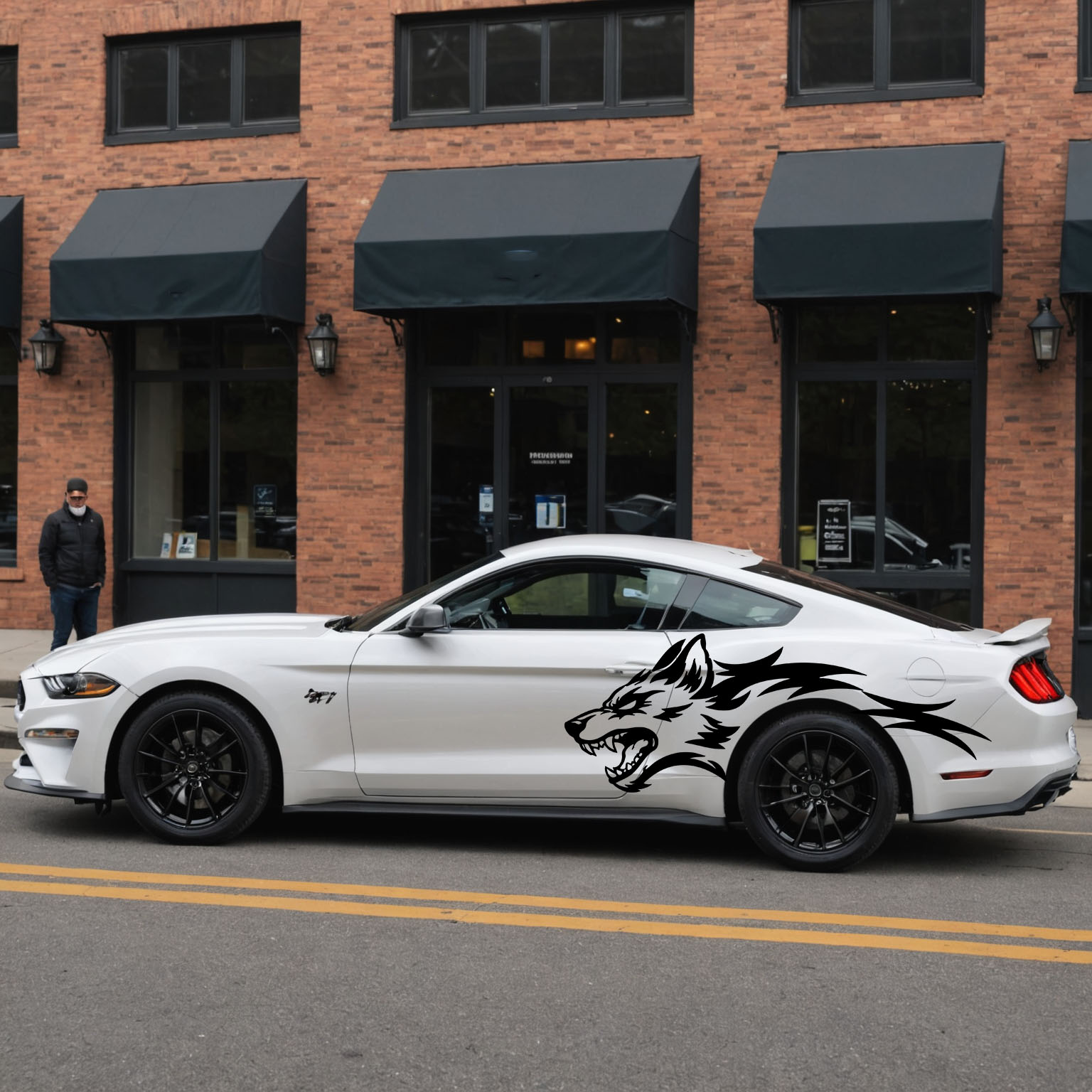 Coyote Stang Decal, Huge Car Decal, JDM, Cool Car Decal, Funny Decal, Artistic - Image 4