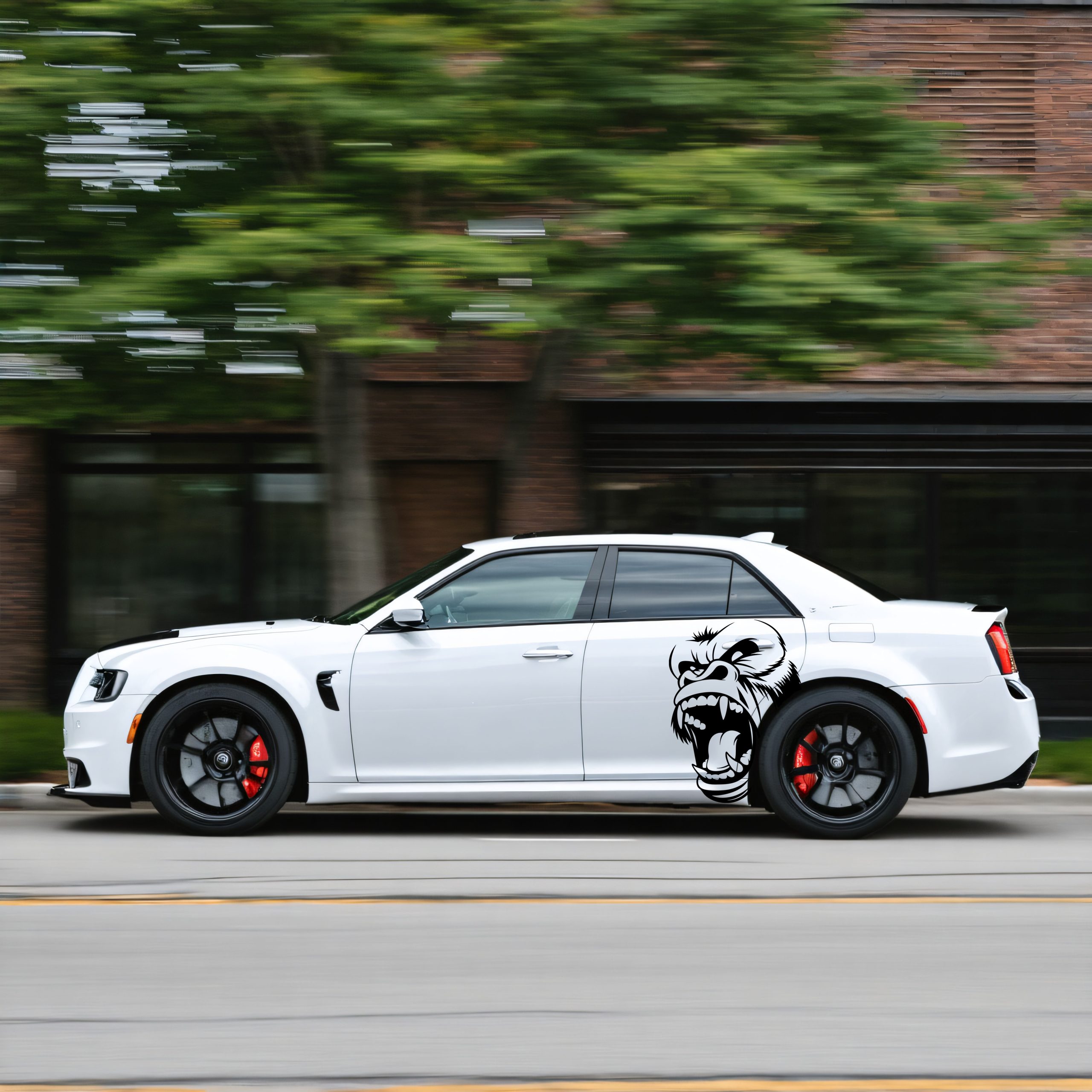 Angry Gorilla Kong Car Decal - Eye-Catching, Durable, Weather-Resistant Vehicle Sticker (Copy) - Image 3