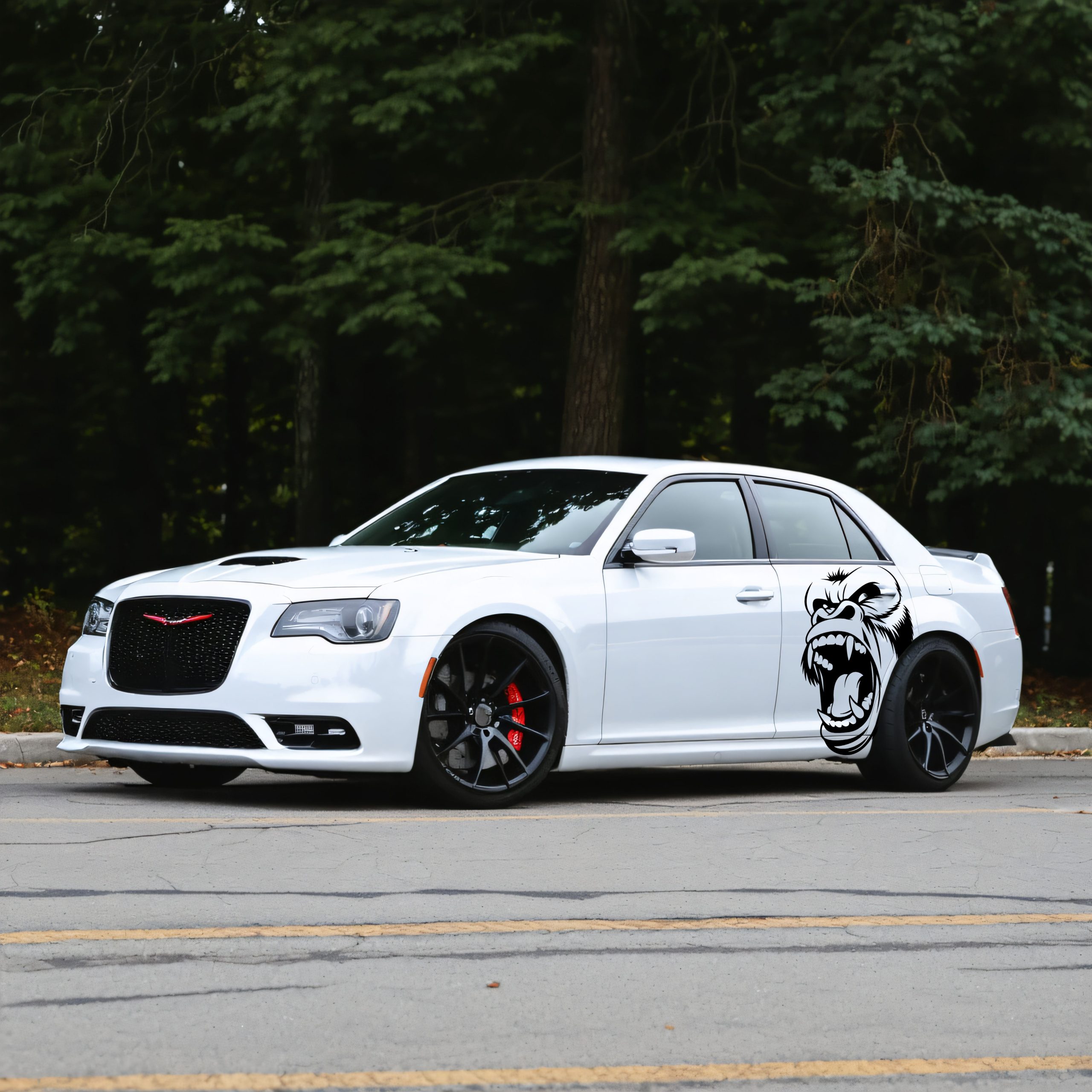 Angry Gorilla Kong Car Decal - Eye-Catching, Durable, Weather-Resistant Vehicle Sticker (Copy) - Image 4