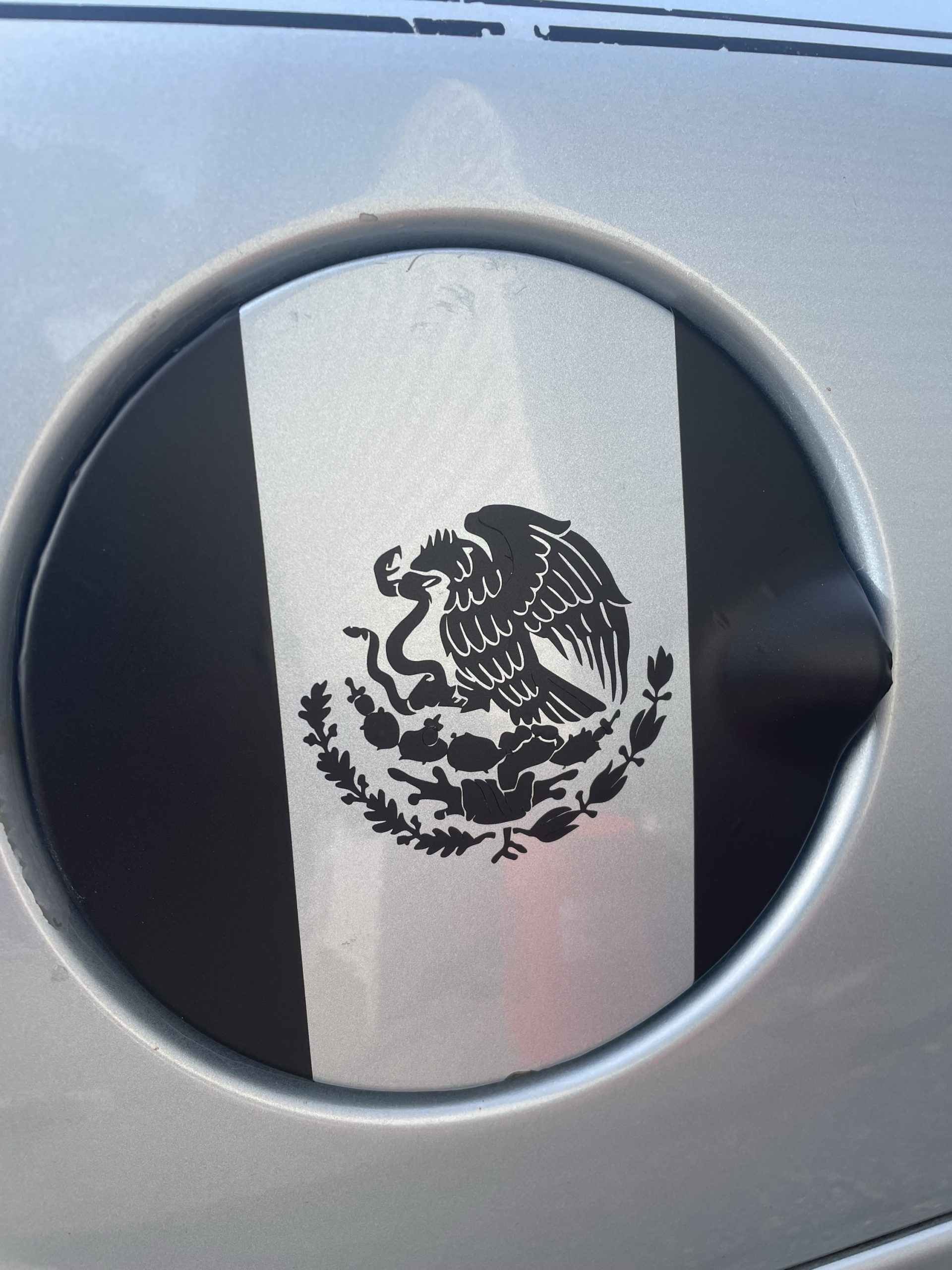 Mexico Flag Gas Cap Decal — Mexican Flag Fuel Tank Sticker (Waterproof Vinyl) - Image 7