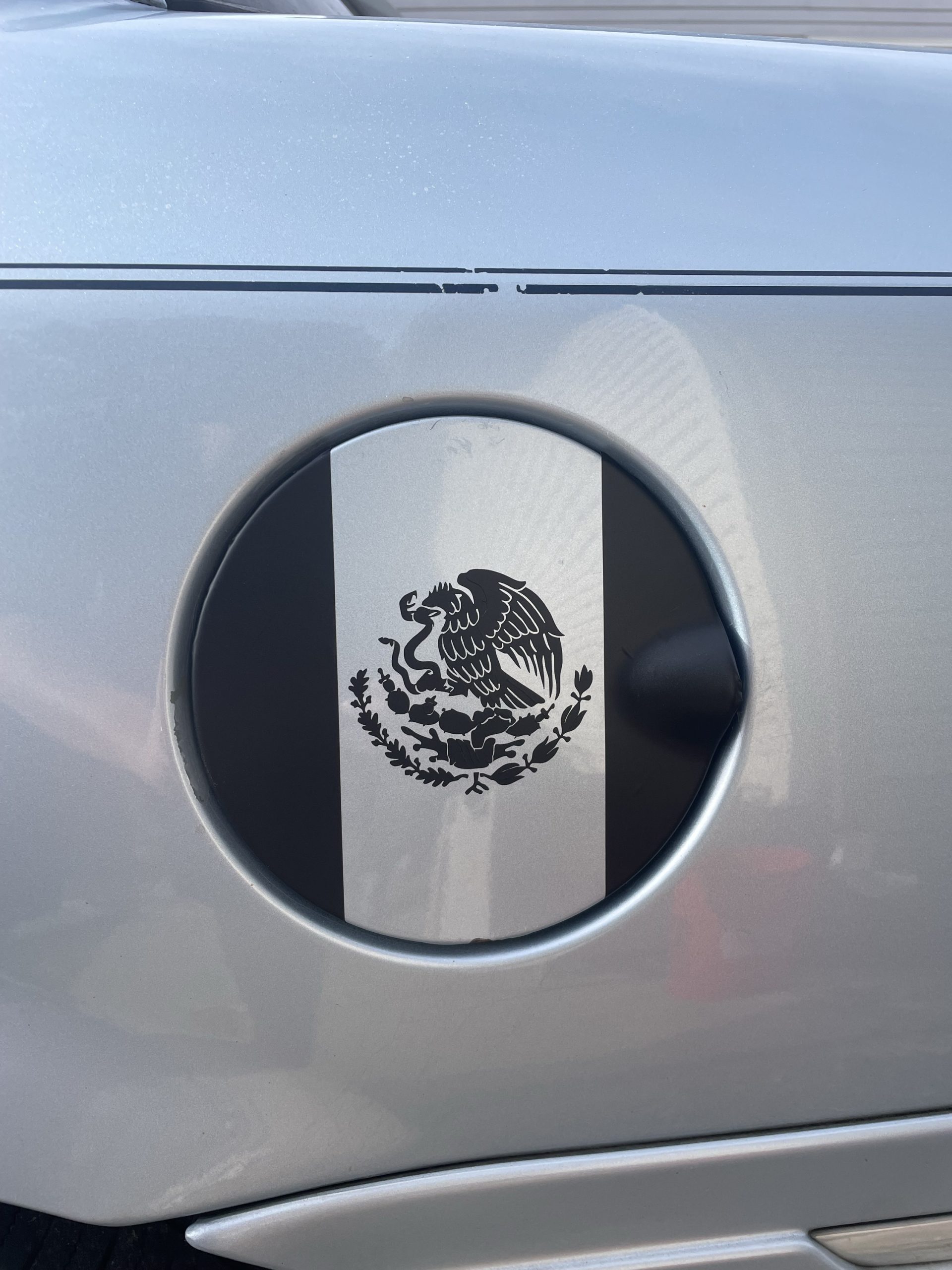 Mexico Flag Gas Cap Decal — Mexican Flag Fuel Tank Sticker (Waterproof Vinyl) - Image 5