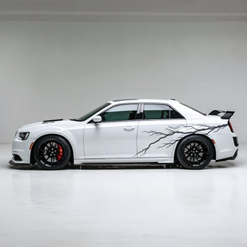 Lightning Bolt Car Decal Weatherproof Vinyl