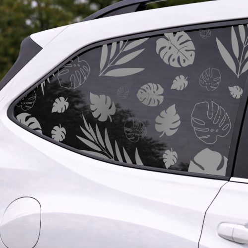 Monstera Tropical Window Decal — Full-Window Leaf Car Sticker | Oracal 651