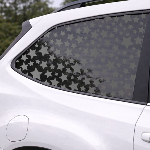 Car Star Decal — Large & Small Stars Pattern | Die-Cut Oracal 651 Vinyl