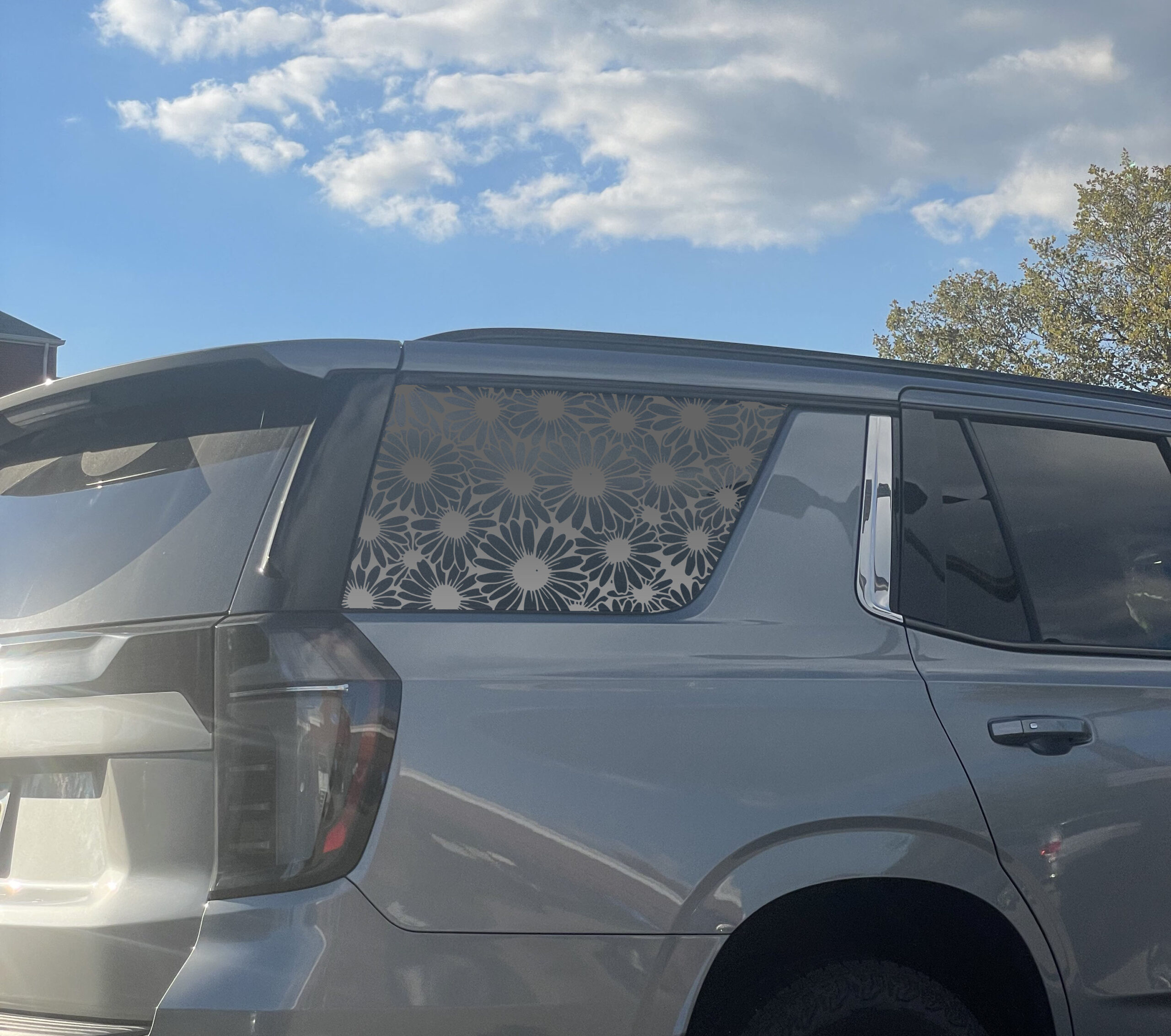 Daisies Full Window Decal for Cars — Die Cut Oracal 651 Vinyl - Image 4