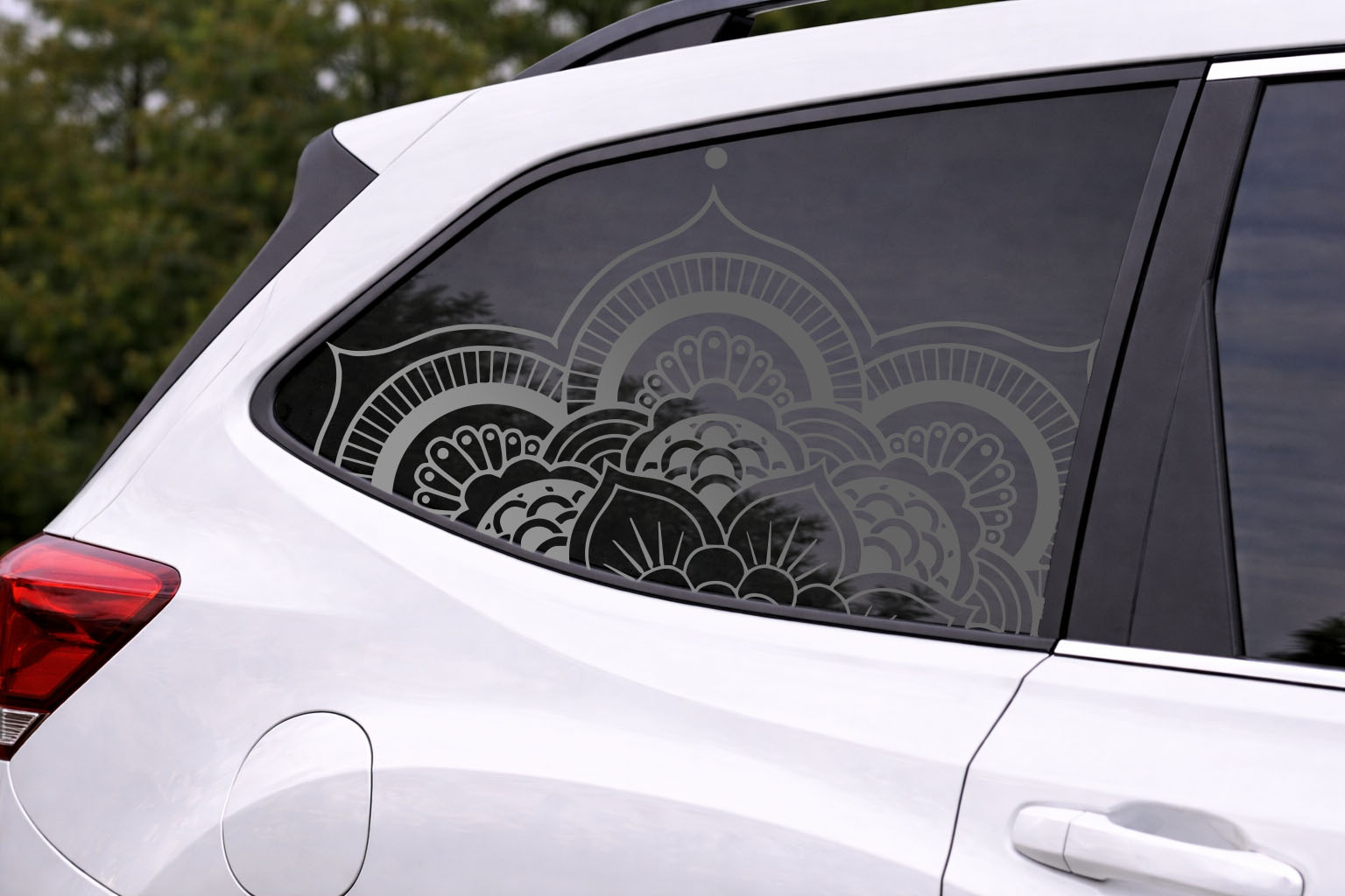 Mandala Car Decal — Die Cut Oracal 651 Vinyl Weatherproof Car Sticker - Image 3