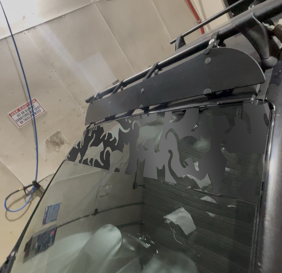 Cats Window Sunstrip — Cat Windshield Sun Strip Decal | Die Cut Oracal 651 Vinyl - Image 6
