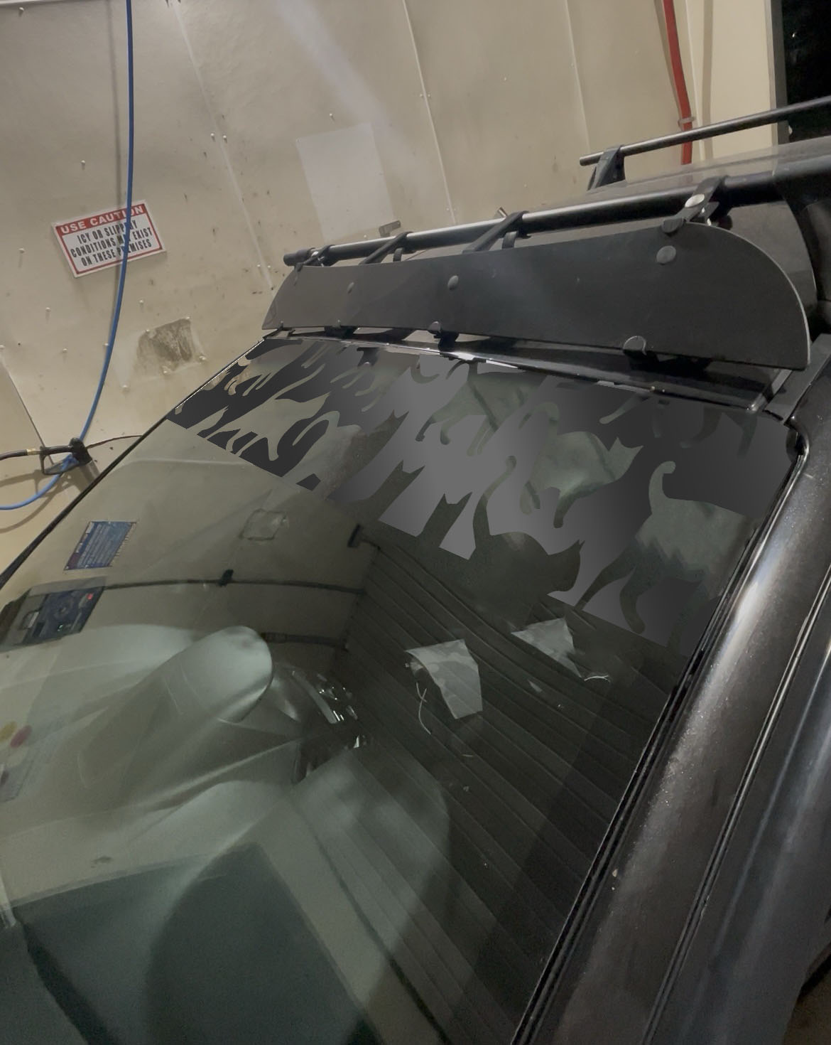 Cats Window Sunstrip — Cat Windshield Sun Strip Decal | Die Cut Oracal 651 Vinyl - Image 5