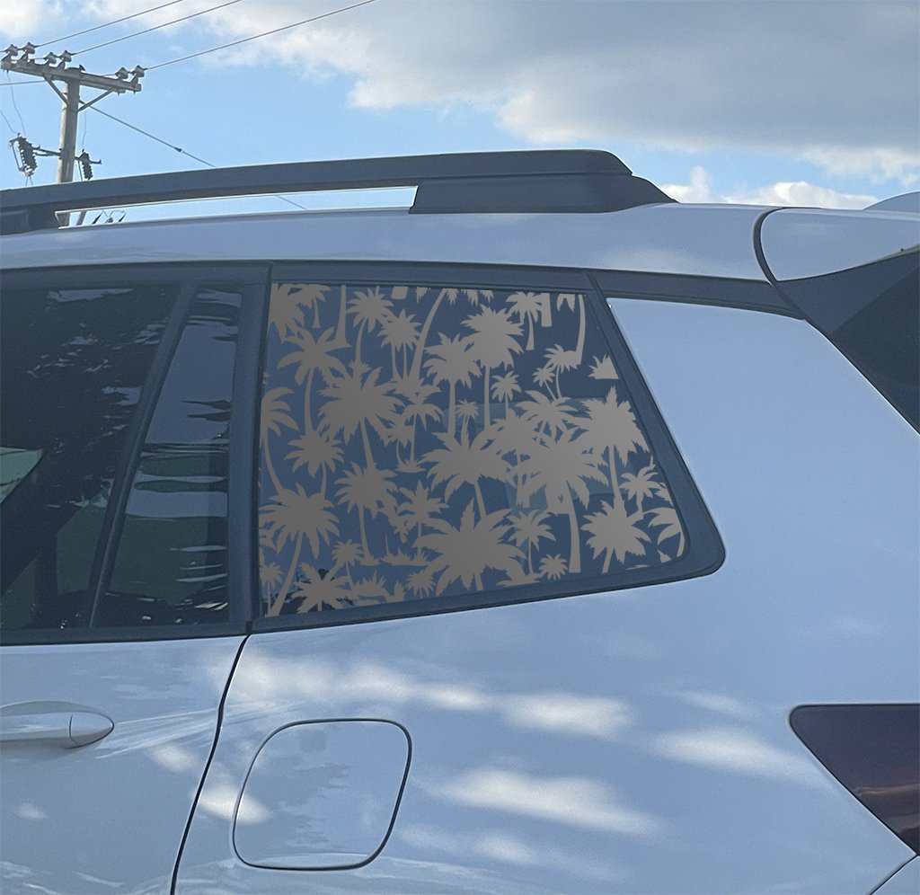 Palm Tree Full Window Decal — Die Cut Oracal 651 Vinyl Car Rear Window Sticker - Image 4