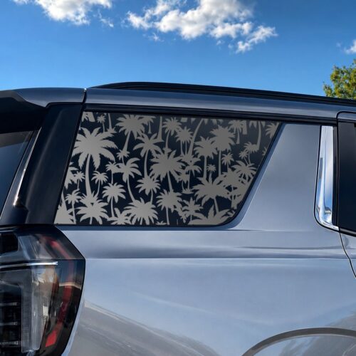Palm Tree Full Window Decal — Die Cut Oracal 651 Vinyl Car Rear Window Sticker