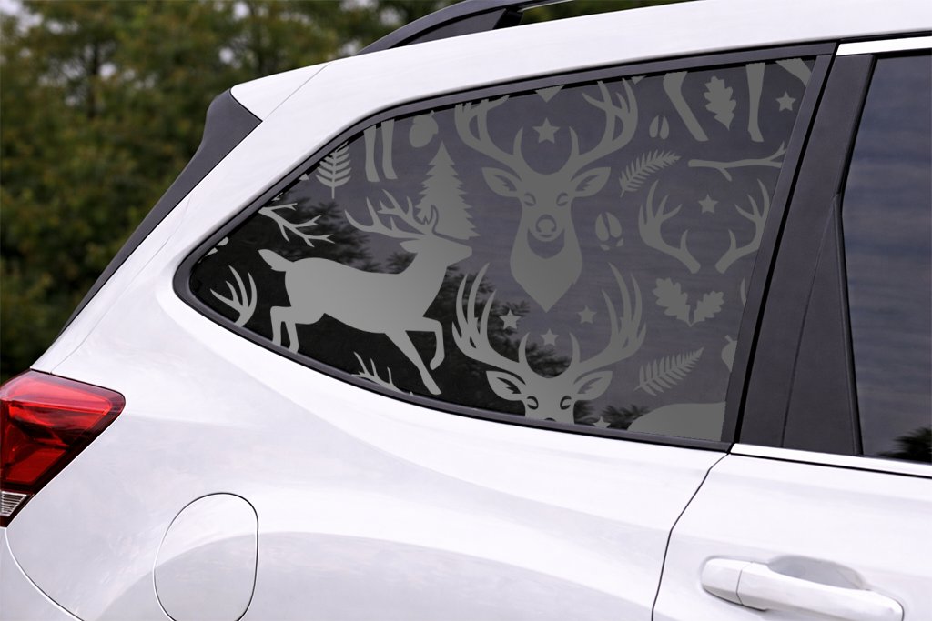 Deer Outdoors Full Window Decal — Die‑Cut Oracal 651 Vinyl Car Rear Window Sticker - Image 8