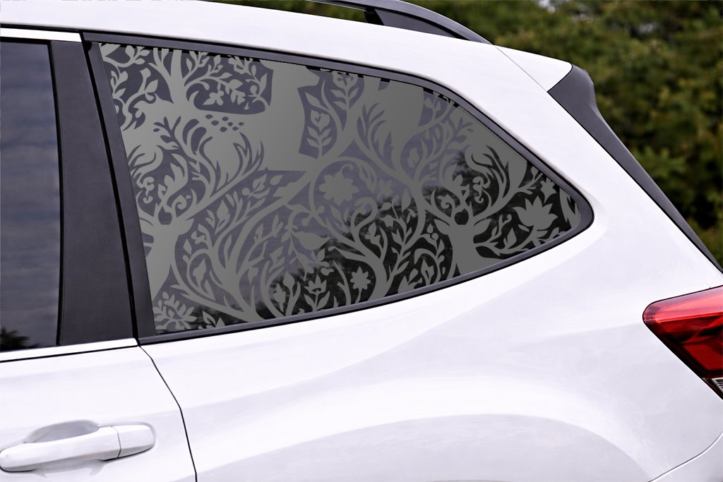 Deer & Foliage Full Car Window Decal — Die-Cut Oracal 651 Vinyl - Image 6