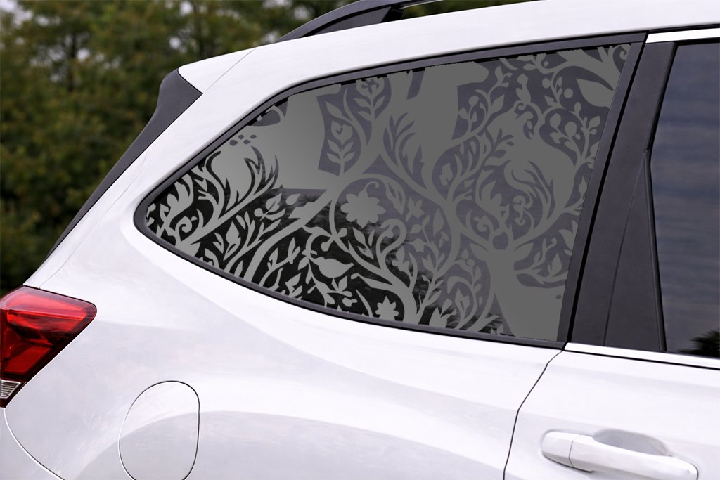 Deer & Foliage Full Car Window Decal — Die-Cut Oracal 651 Vinyl - Image 7