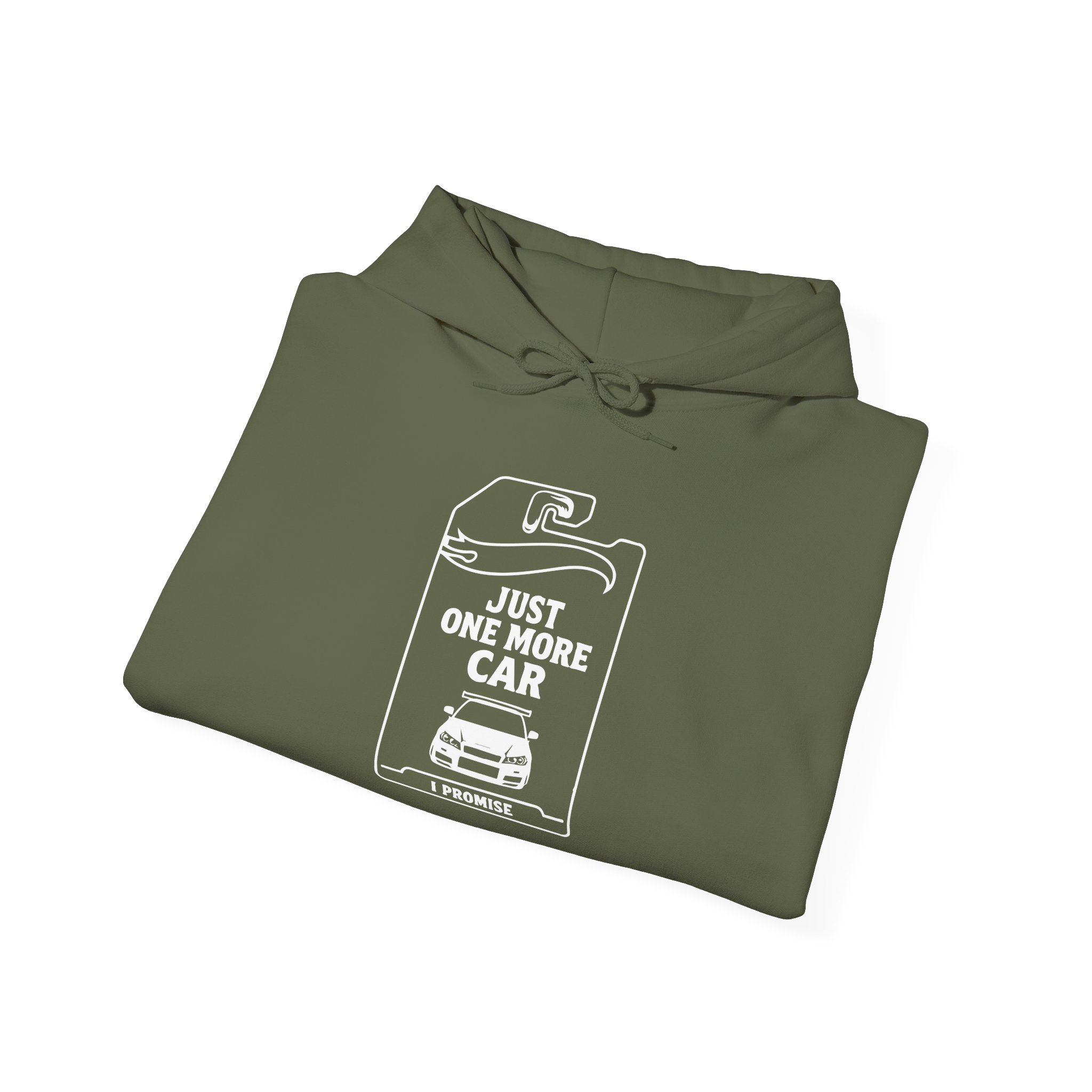 Just One More Car I Promise Hoodie | Car Lover Racing Quote Sweatshirt - Image 20
