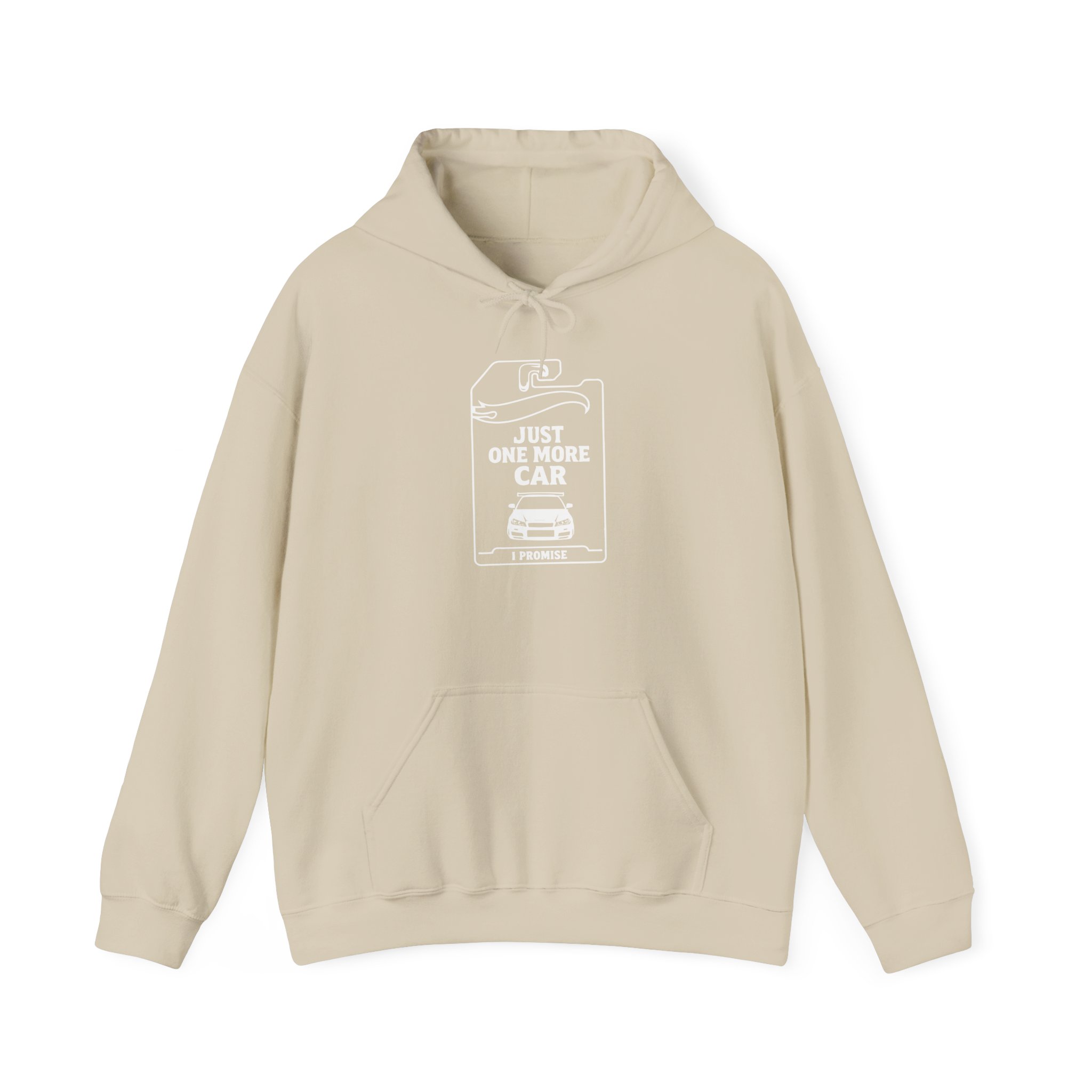Just One More Car I Promise Hoodie | Car Lover Racing Quote Sweatshirt - Image 5