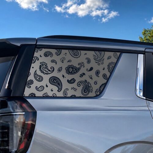 Paisley Full Window Decal — Car Rear & Side Window Sticker | Die Cut Oracal 651 Vinyl