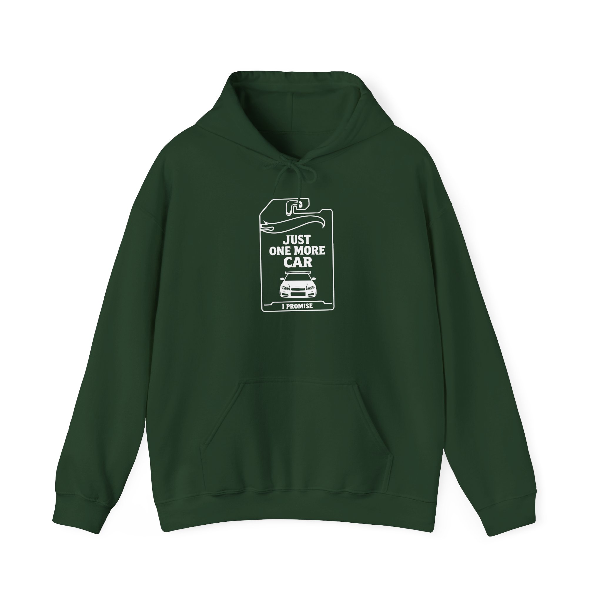 Just One More Car I Promise Hoodie | Car Lover Racing Quote Sweatshirt - Image 21