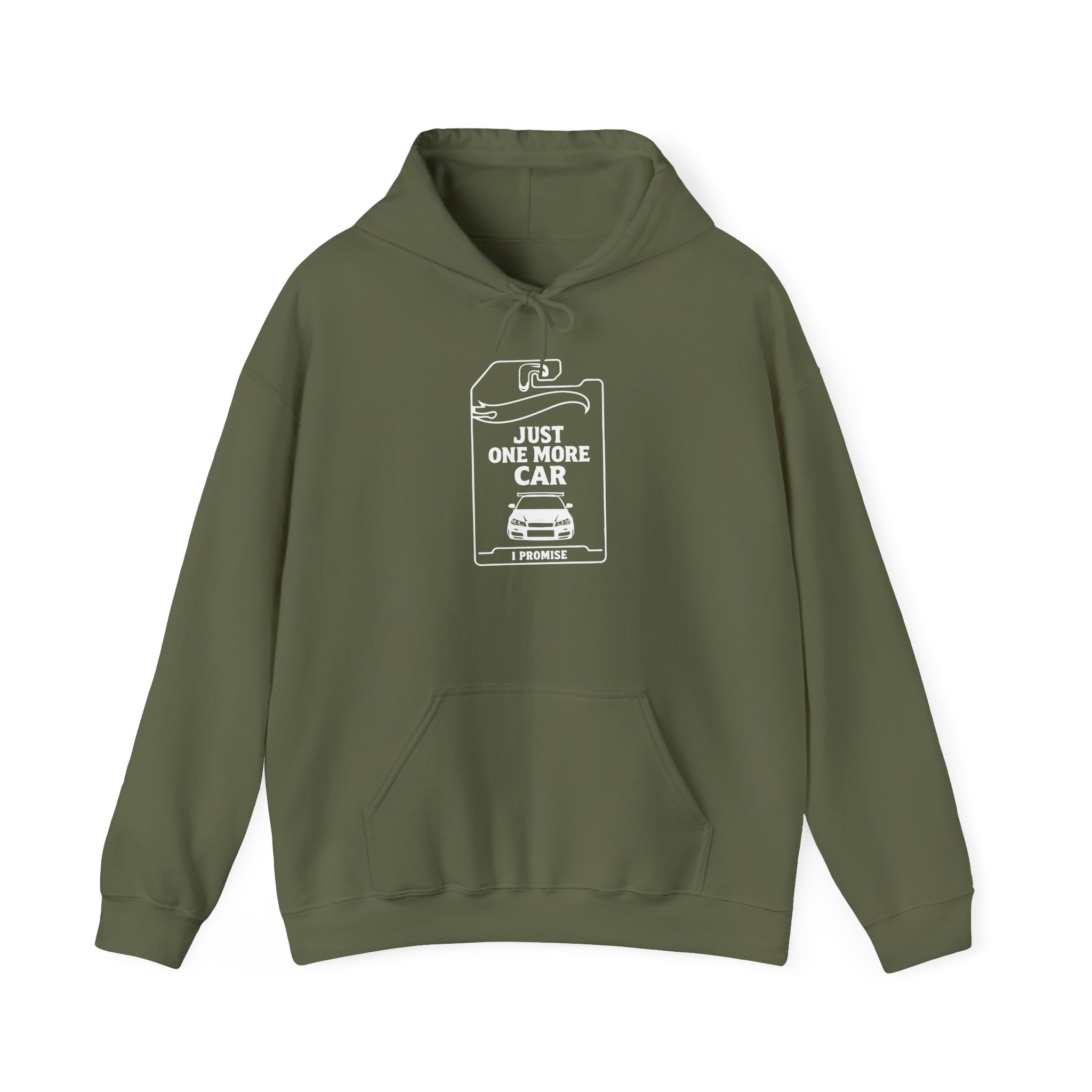 Just One More Car I Promise Hoodie | Car Lover Racing Quote Sweatshirt - Image 17
