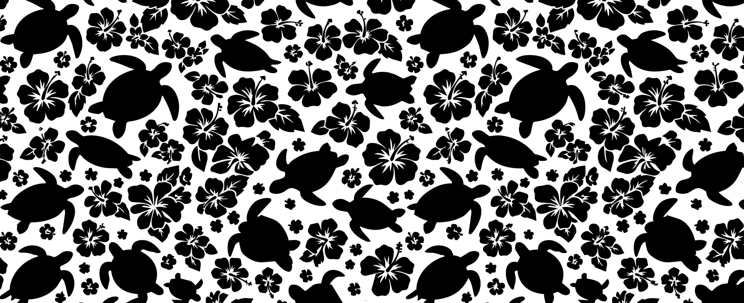 Turtle & Hibiscus Full-Window Car Decal — Die-Cut Oracal 651 Vinyl Tropical Car Sticker - Image 3