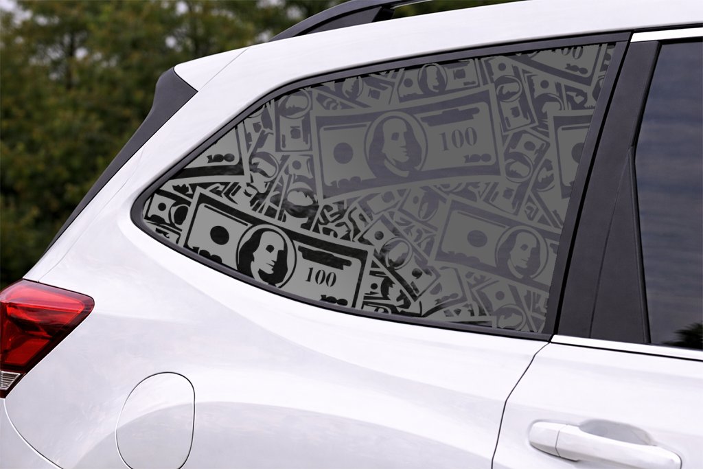 Hundred Dollar Full Window Decal — Full Car Window Money Graphic, Die-Cut Oracal 651 Vinyl, Weatherproof Rear Window Sticker - Image 8