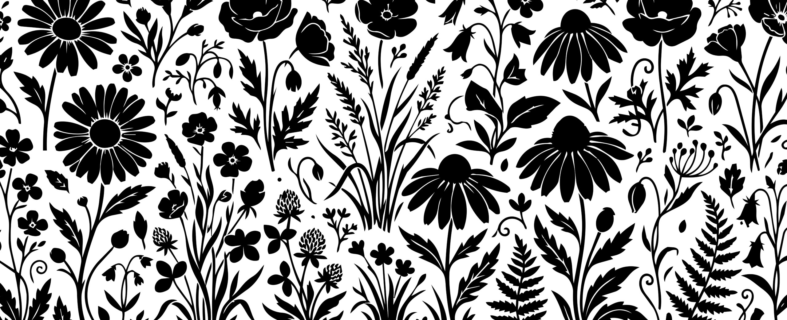 Wildflower Full Window Decal — Die cut oracal 651 vinyl | Car Window Sticker - Image 3