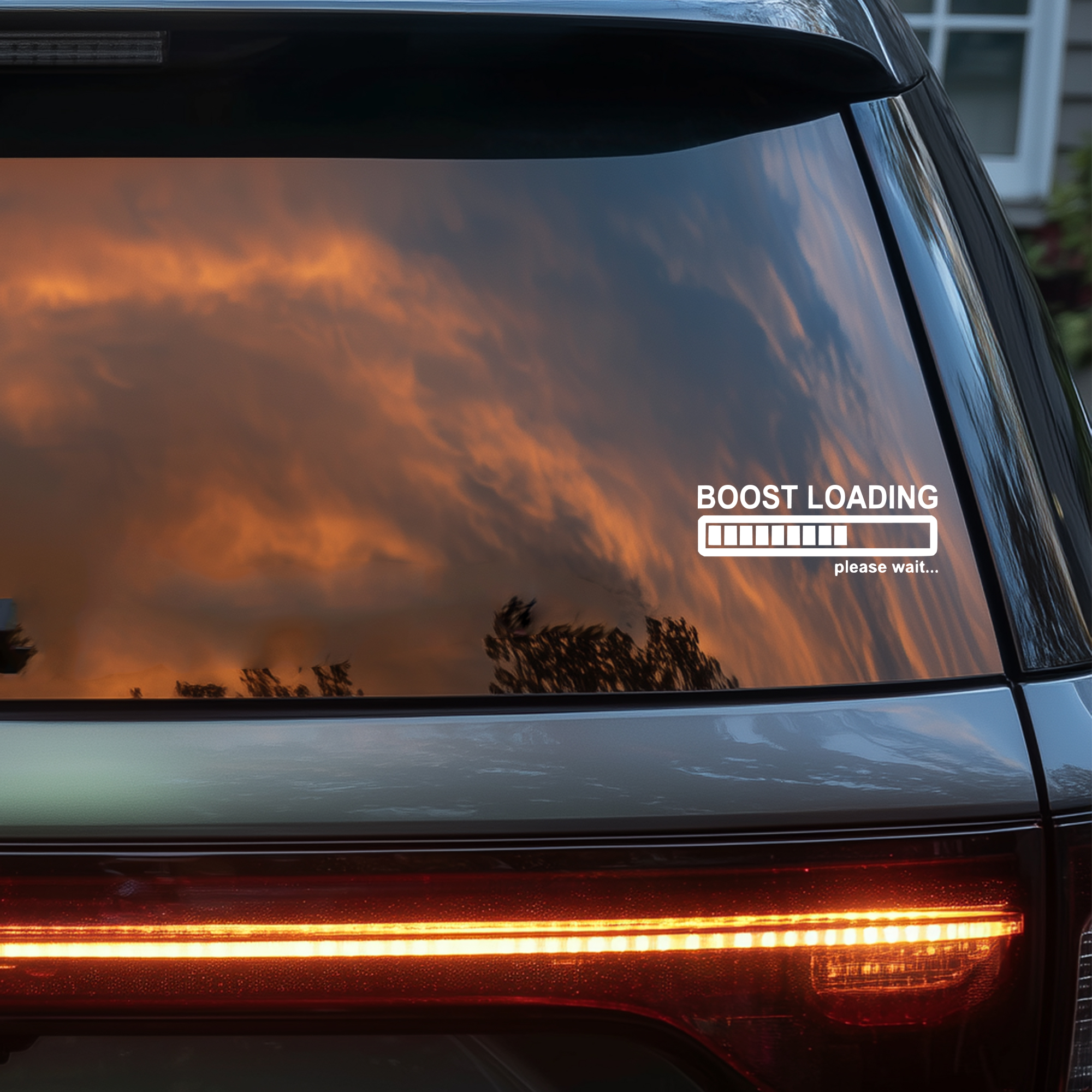 Boost loading please wait funny car sticker decal - Image 3
