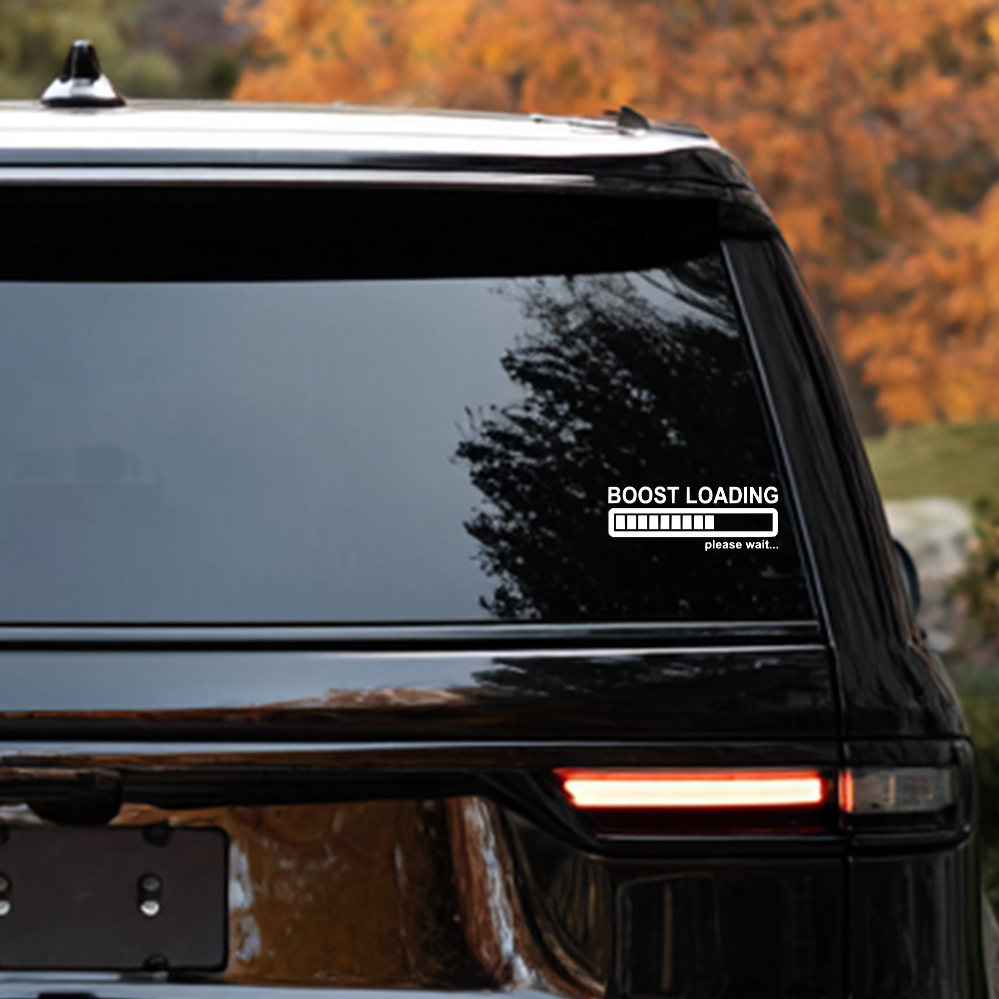 Boost loading please wait funny car sticker decal - Image 7